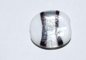 Handmade Lampwork Beads, Flat oval