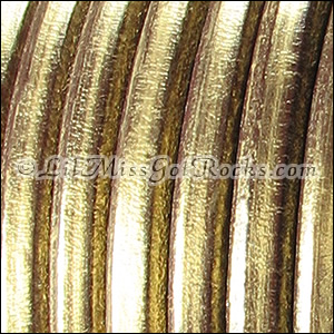 Gold/Brown Metallic Leather