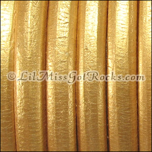 Gold Metallic Leather