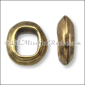 Brass Oval Ring Slide