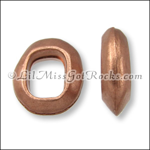Copper Oval Ring Slide